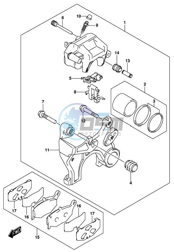 REAR CALIPER