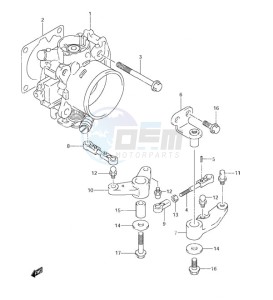 DF 115 drawing Throttle Body