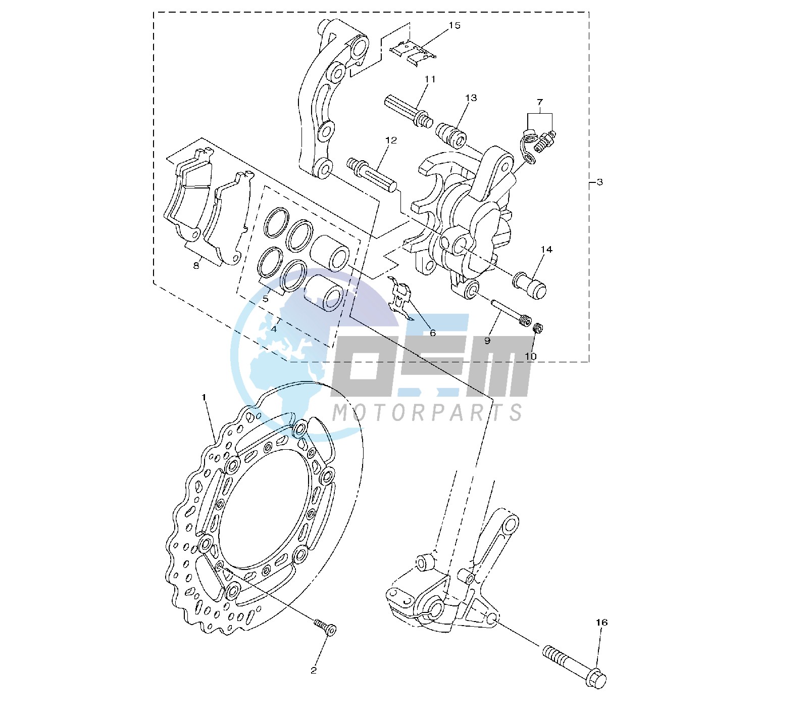 FRONT BRAKE CALIPER