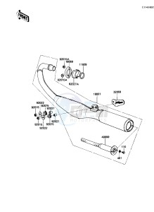 AR 50 A (A1) drawing MUFFLER