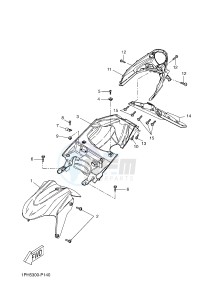 NS50N NITRO NAKED (1PL7 1PL7) drawing FRONT FENDER