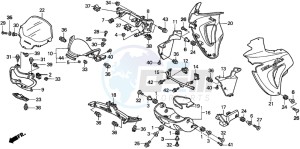 XL650V TRANSALP drawing COWL