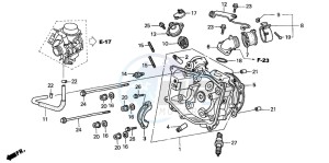 NSS250A JAZZ drawing CYLINDER HEAD