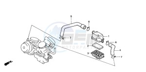 VT1100C2 drawing SUB AIR CLEANER