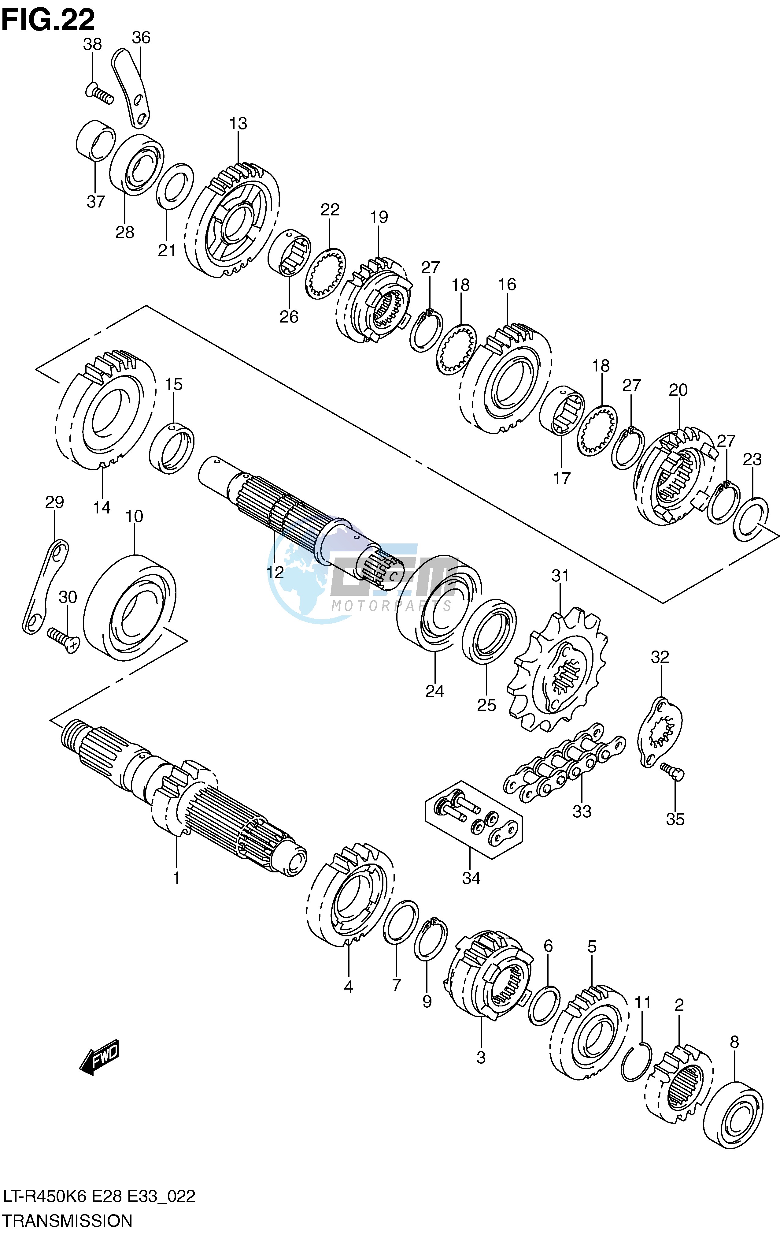 TRANSMISSION (MODEL K6 K7)