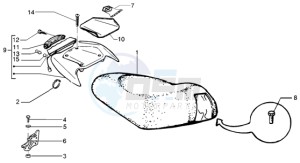 NRG 50 MC3 DT drawing Saddle