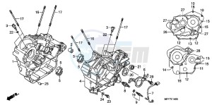 XL700VAB TRANSALP E drawing CRANKCASE