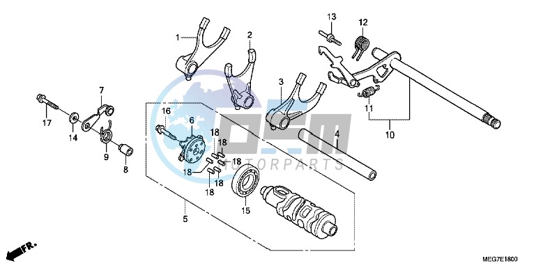 GEAR SHIFT DRUM