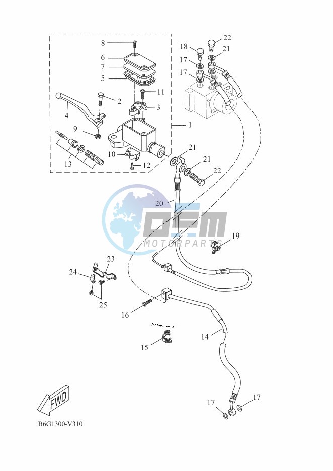 FRONT MASTER CYLINDER