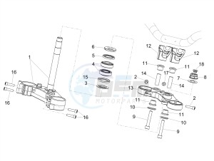 DORSODURO 900 E4 ABS (APAC) drawing Steering