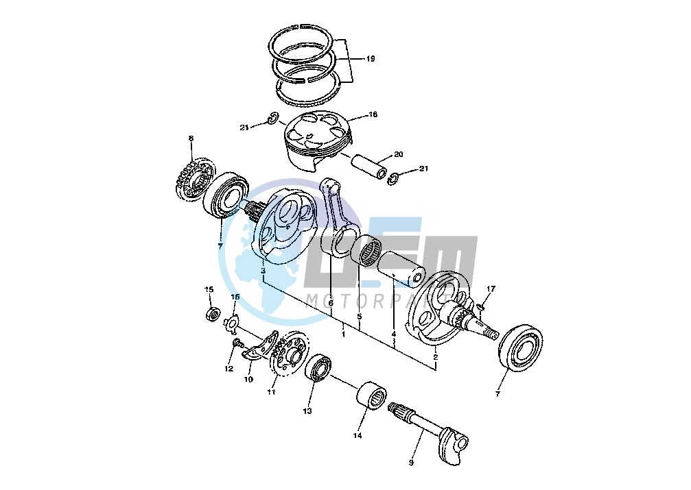 CRANKSHAFT PISTON