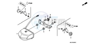 CBR600RA9 Korea - (KO / ABS MK) drawing TAILLIGHT