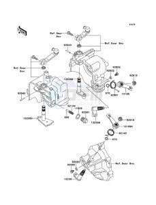 MULE_4010_TRANS_4X4_DIESEL KAF950GDF EU drawing Gear Change Mechanism