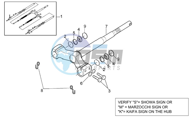 Front fork - Stem base