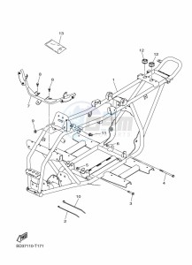 YFM90R (BD3J) drawing FRAME