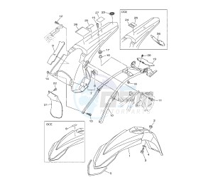 WR F 450 drawing FENDER