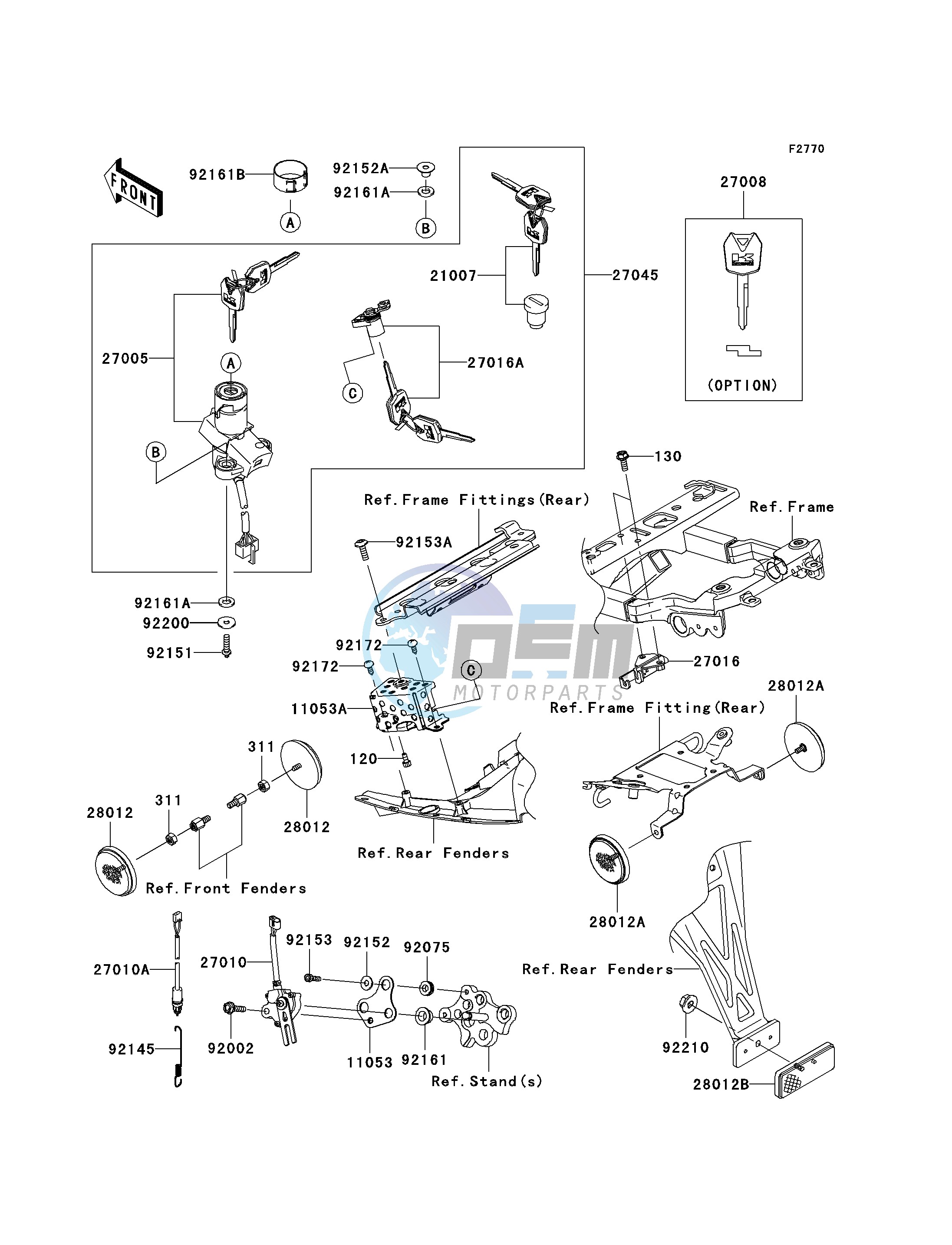 IGNITION SWITCH_LOCKS_REFLECTORS