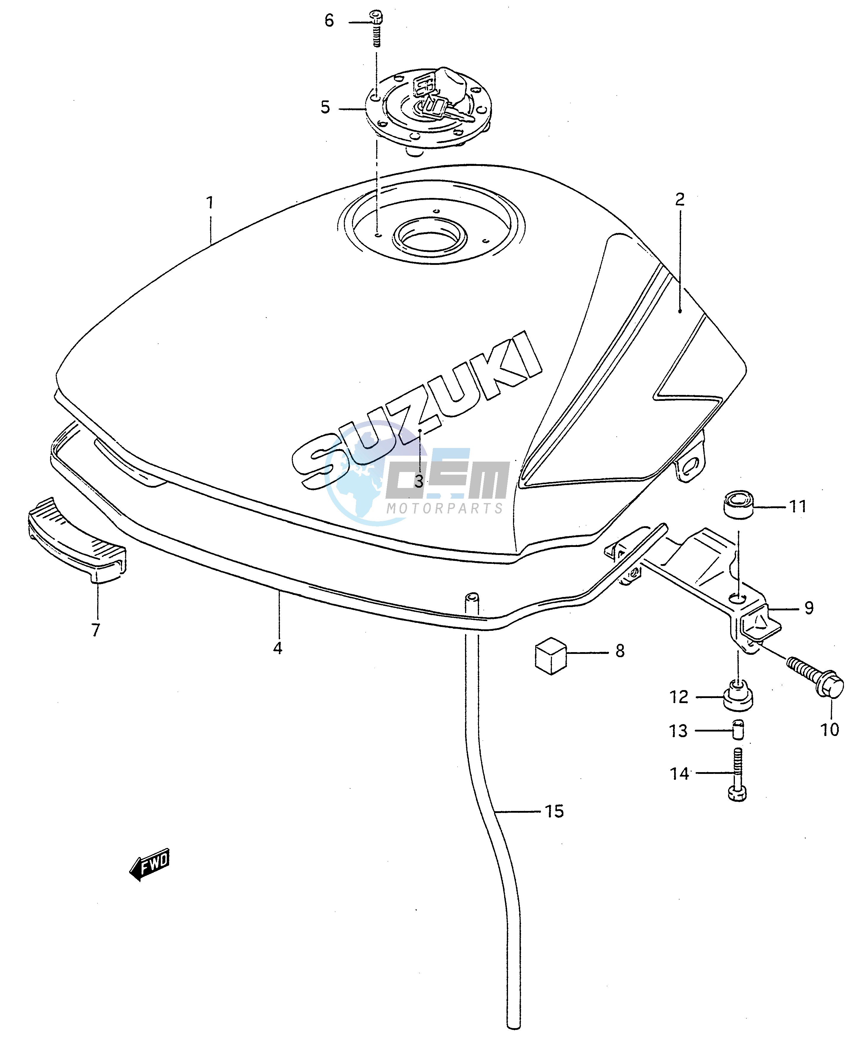 FUEL TANK (MODEL M)