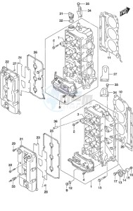 DF 300AP drawing Cylinder Head