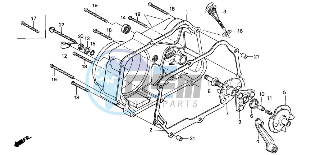 RIGHT CRANKCASE COVER