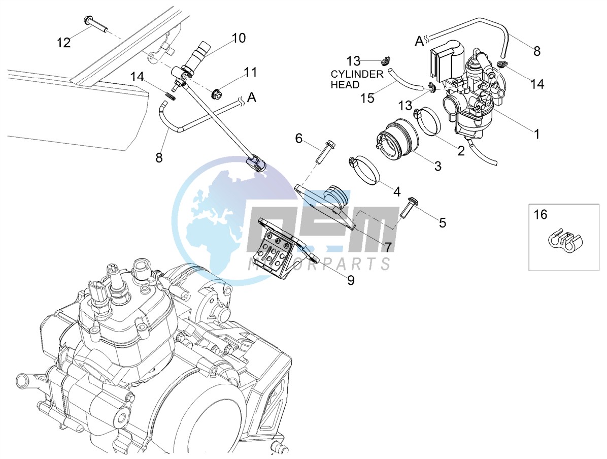 Carburettor  Inlet