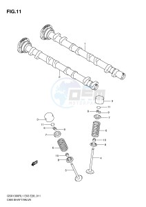 GSX1300R (E3-E28) Hayabusa drawing CAMSHAFT VALVE