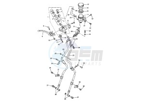 YZF R6 600 drawing FRONT MASTER CYLINDER