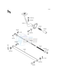 EL 250 E [ELIMINATER 250] (E1-E4) [ELIMINATER 250] drawing BRAKE PEDAL_TORQUE LINK