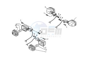 TT E 600 drawing FLASHER LIGHT