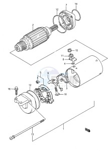 LS650 (E28) SAVAGE drawing STARTING MOTOR