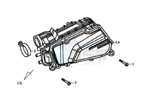 FIDDLE II 125 drawing AIRFILTER