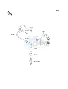 KLX 250 H [KLX250S] (H6F-H7F) H6F drawing IGNITION SYSTEM