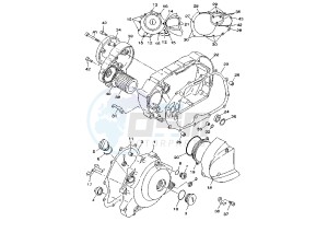 XVS A DRAG STAR CLASSIC 650 drawing CRANKCASE COVER