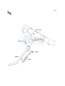 VN 1500 B [VULCAN 88 SE] (B1-B3) N7FA drawing STAND-- S- -