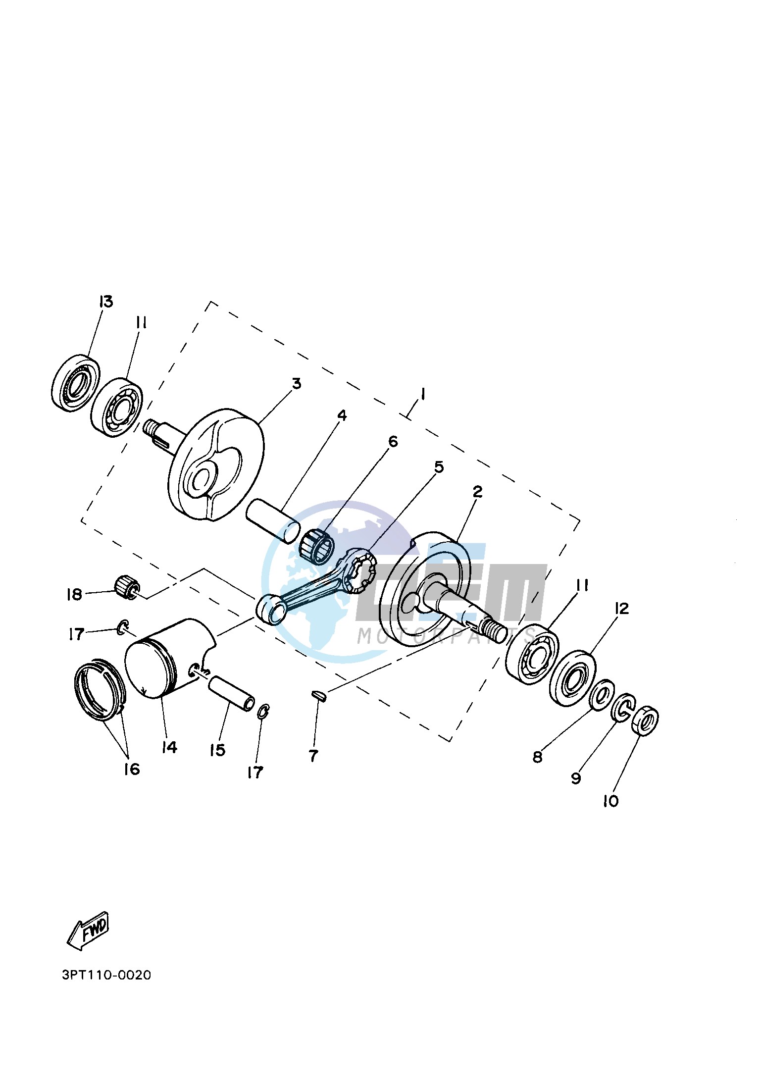 CRANKSHAFT & PISTON