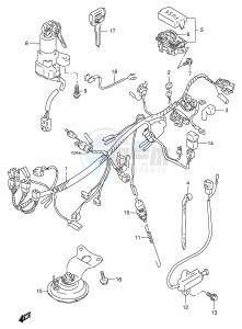 GSX750F (E4) drawing WIRING HARNESS