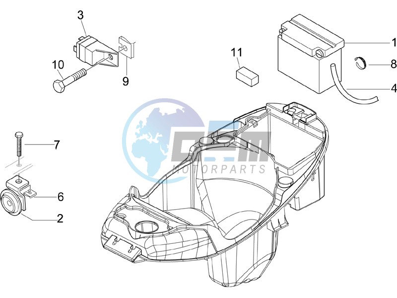 Remote control switches - Battery - Horn