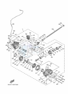 YXE850EN YX85EPAL (BAN6) drawing FRONT DIFFERENTIAL