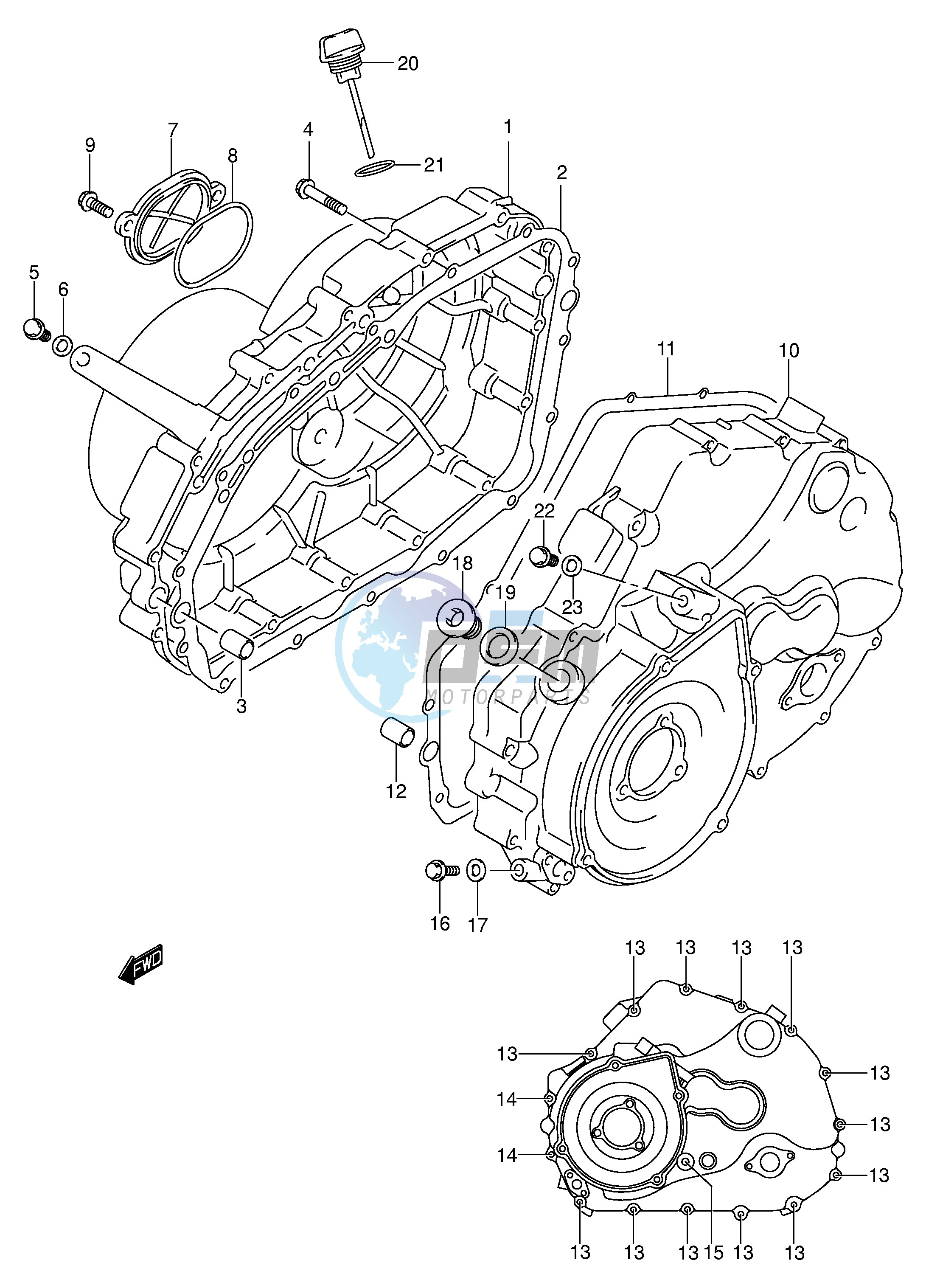 CRANKCASE COVER