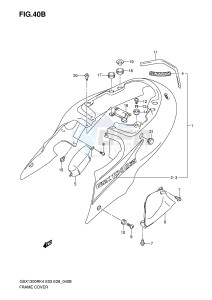 GSX1300R (E3-E28) Hayabusa drawing FRAME COVER (GSX1300RK6)