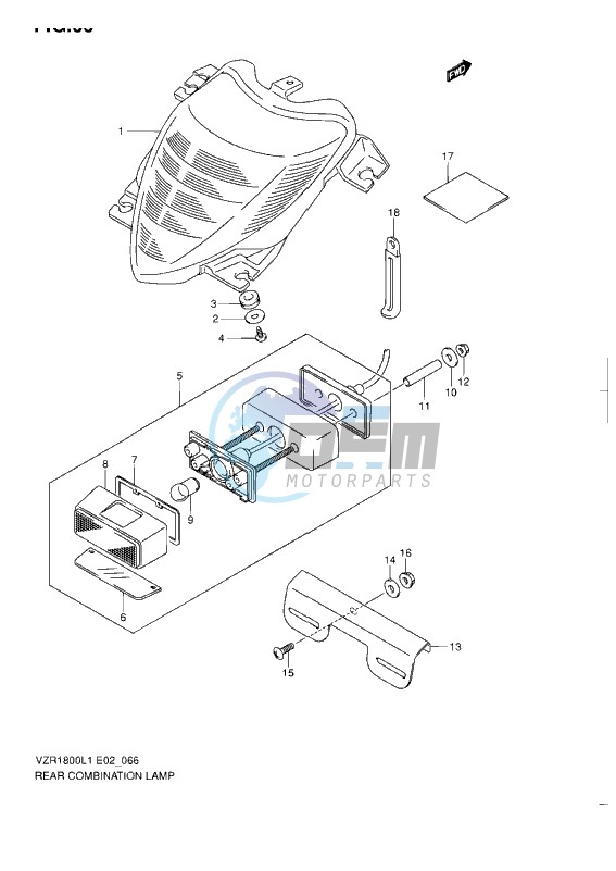 REAR COMBINATION LAMP