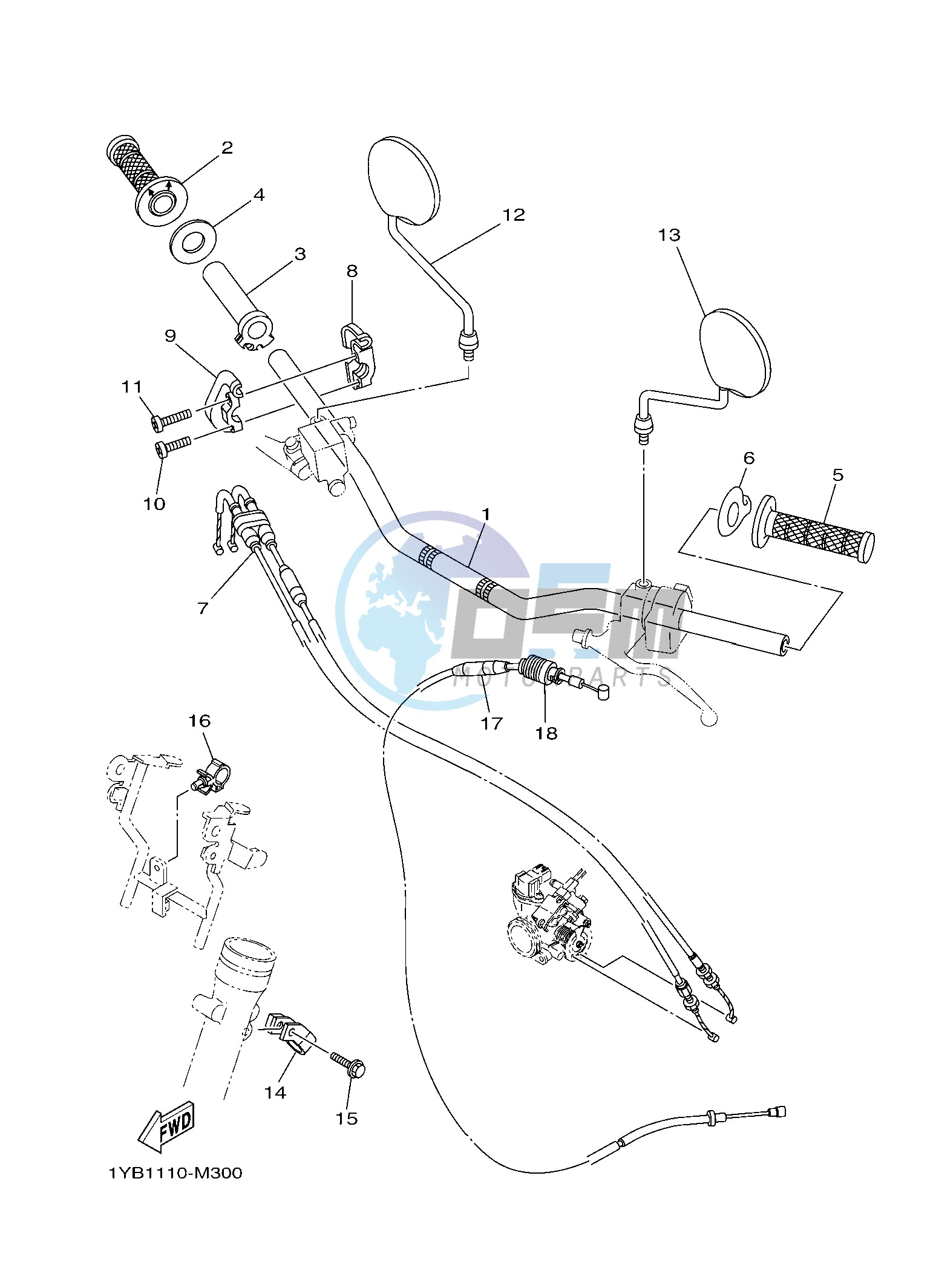 STEERING HANDLE & CABLE