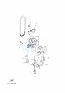 TRACER 700 MTT690-U (B1K2) drawing OIL PUMP