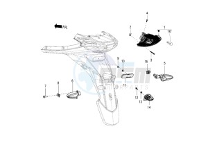 SR 150 4T-3V (EMEA-LATAM) drawing Rear headlamps - Turn signal lamps