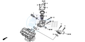 CBR600RR drawing THERMOSTAT