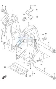 DF 350A drawing Clamp Bracket