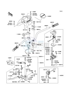 KVF360_4X4 KVF360-A3 EU GB drawing Handlebar