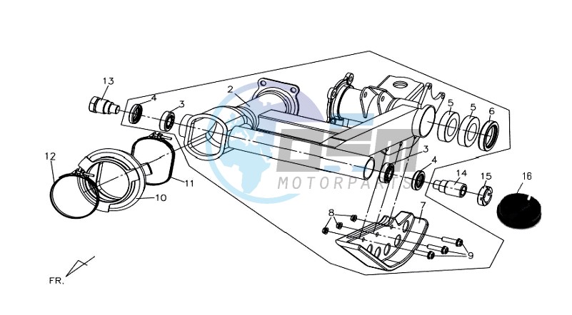 SUSPENSION - REAR FORK