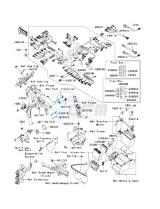 VN 1700 B [VULCAN 1700 VOYAGER ABS] (9FA) B9FA drawing CHASSIS ELECTRICAL EQUIPMENT