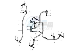 X9 EVOLUTION 200 drawing Brake hose